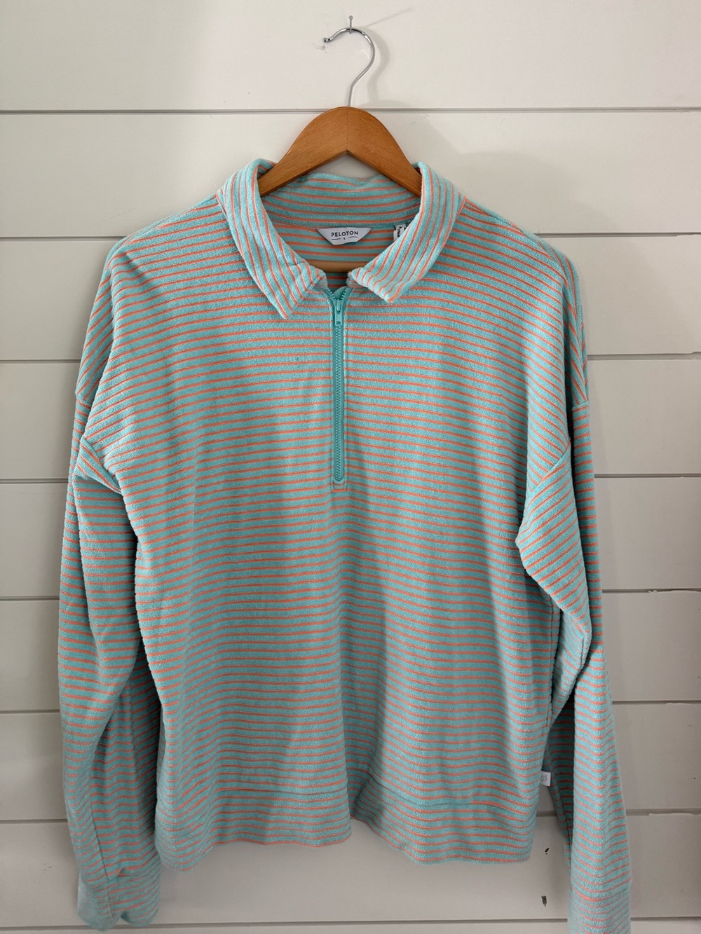 Peloton Striped Quarter Zip - Picture 2 of 7